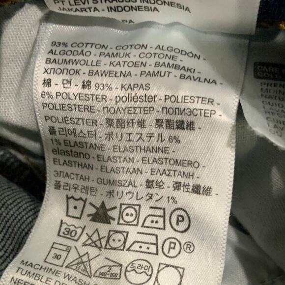 Levis Red Tab Jeans Womens 32 Wedgie Skinny High Rise Mid Wash Streetwear Denim - Picture 13 of 13